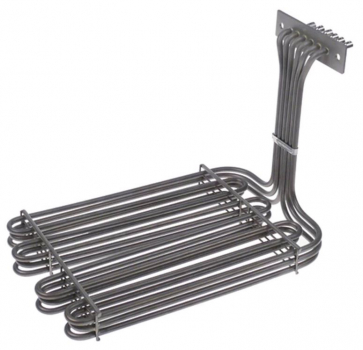 EKU Heizkörper für Fritteuse 7500W Fritteuse Loch 6,5mm L2 305mm 220V